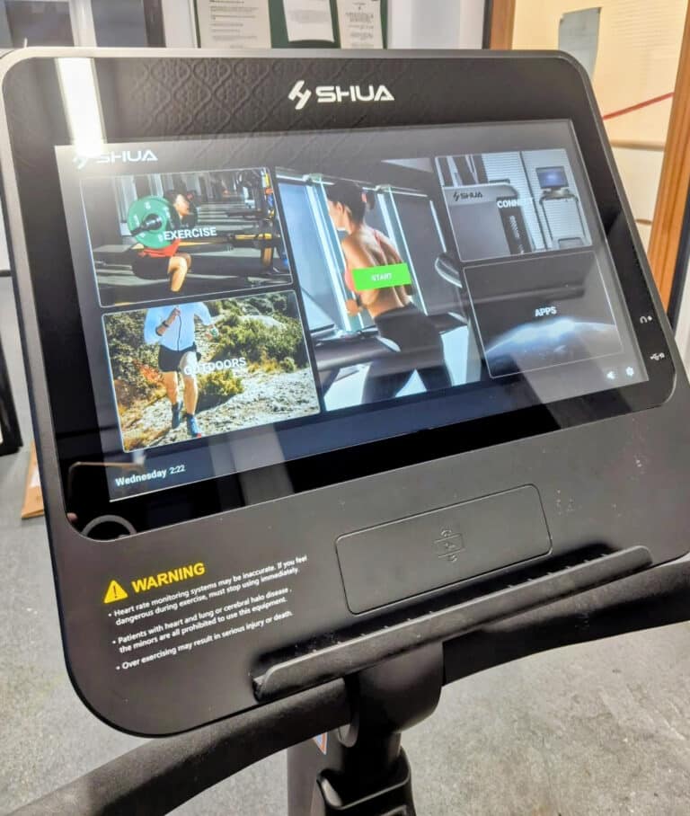 Cross trainer console